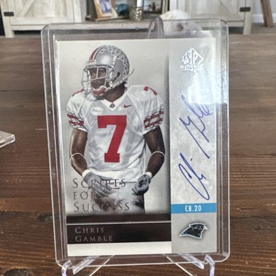 Upper Deck 2004 SP Authentic Chris Gamble Panthers #CB.20 Auto
