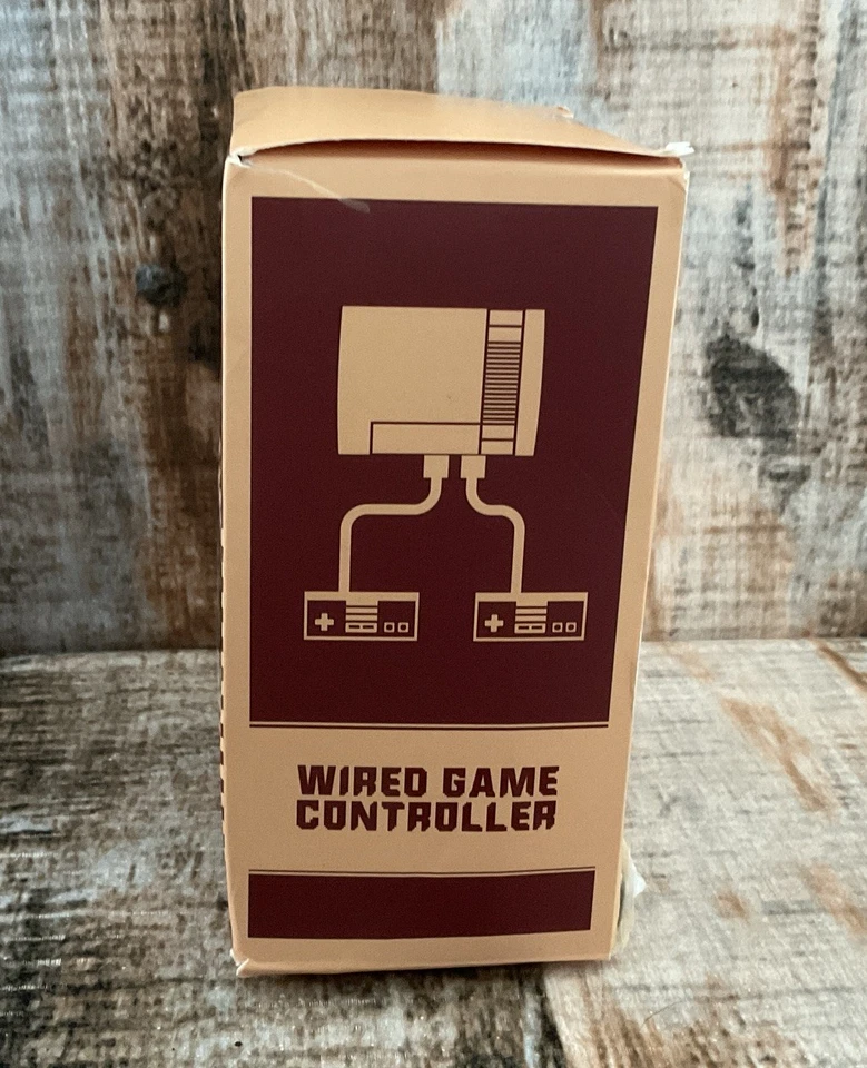 NEW NES 10 ft Grey OG Analog Gamepad 2 Controllers Controller Nintendo (HOME25)z - Image 2 of 4