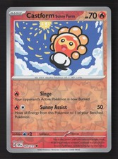 Carta Pokemon Castform Sunny Form 020/191 Reverse Holo Surging Sparks