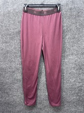 REI Co Op Midweight Base Layer Pants Kids Large 14-16 Unisex Burgundy Bottoms