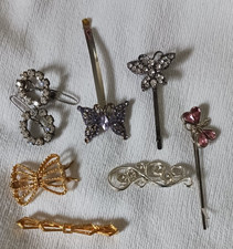 EIGHT Vintage hair pins