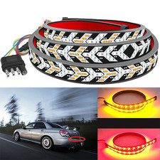 60" 528LED Truck Strip Tailgate Light Bar Tail Brake Tail Flowing Turn Signal