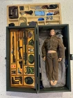 Vintage 1964 GI Joe and Footlocker w/ 30 + Accessories + Extra Mixed Ken Clothes