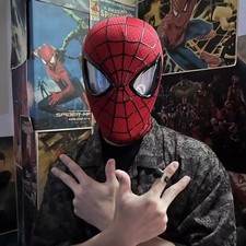 The Amazing Spiderman 2 Cosplay Spider-man Mask Halloween Party Cos Costume Prop