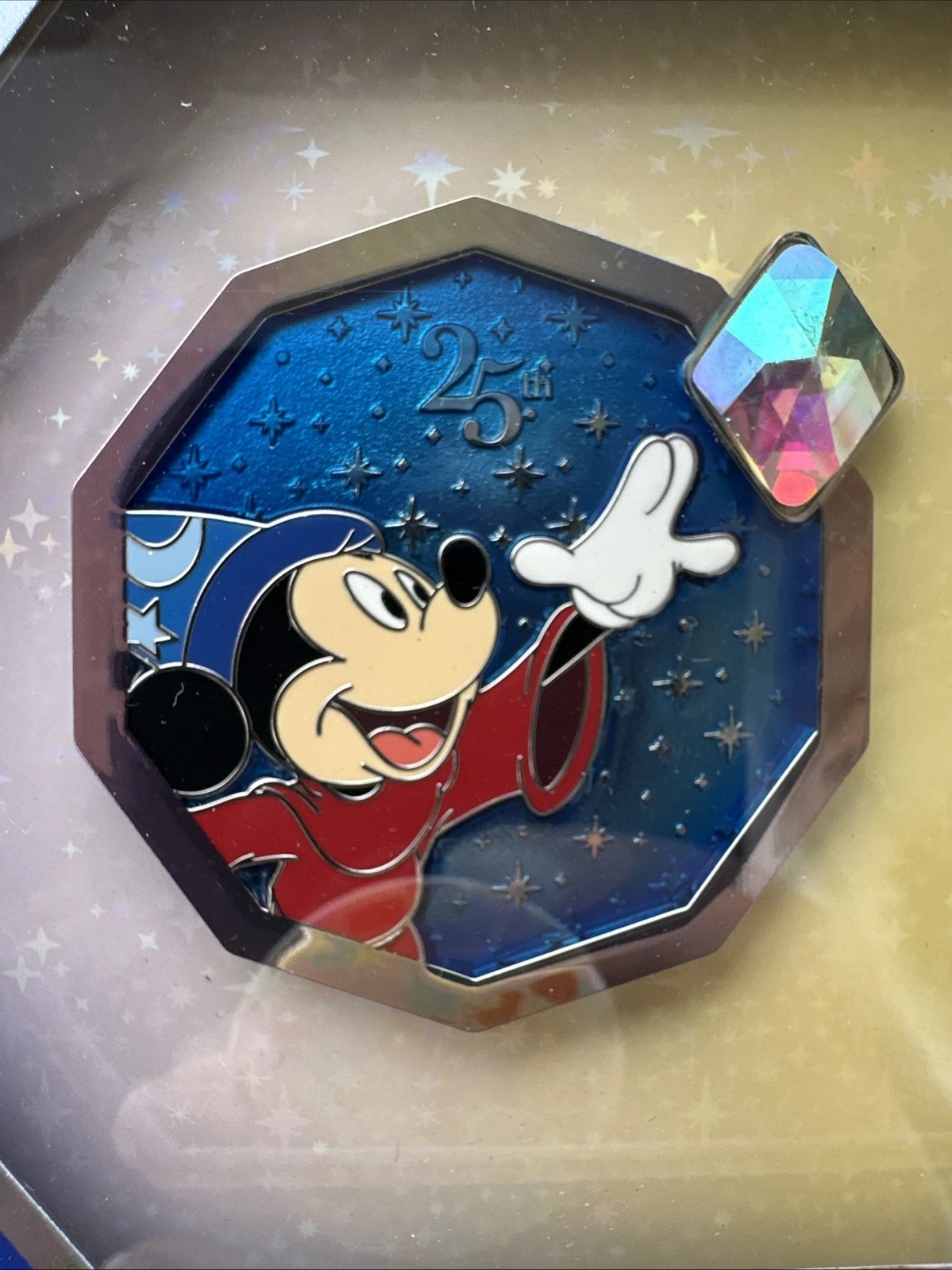 Celebrating Disney Pins 25 Years Character Spotlight Sorcerer Mickey LE 250 Pin