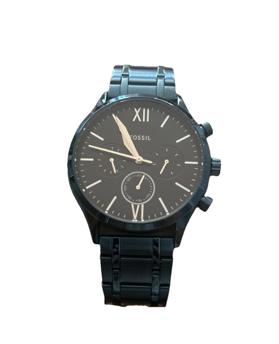 FOSSIL Fenmore blue Multifunction Blue Stainless Steel men's watch