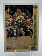 1991 Upper Deck #127 Michael Cage Seattle SuperSonics