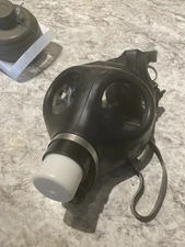 Vintage Israeli Model 4 Civilian Dräger Gas Mask Sealed 1968 Zivilschutz Filter