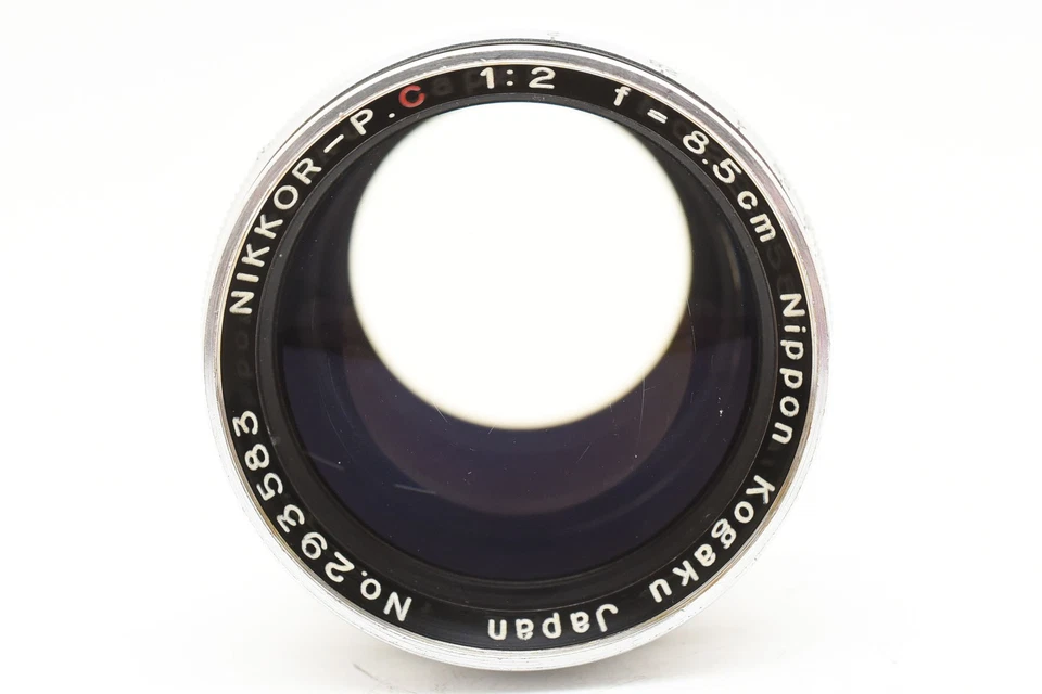 [Exc+5] NIKON NIPPON KOGAKU NIKKOR-P-C 8.5 CM F2 S MOUNT From JAPAN - Image 2 of 4