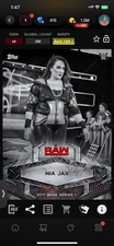 Topps Slam WWE *Digital* 2017 Base Tier 7 Steel Variant - Nia Jax 250cc