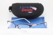NEW TIFFANY CO. TF 1111-B 6097 BLACK TURQUOISE AUTHENTIC EYEGLASSES 53-17