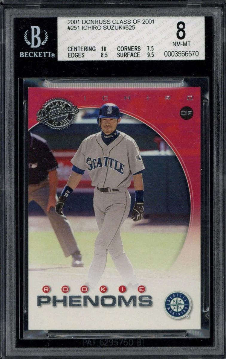 TOPPS DONRUSS Baseball MLB Ichiro イチロー① Donruss Ichiro Suzuki Baseball Serial Numbered Sports Trading
