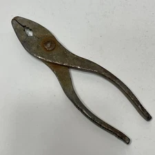 Fuller's Narrow Slip Joint Pliers Made In USA VTG Knurled Handle Fuller Tools 6"