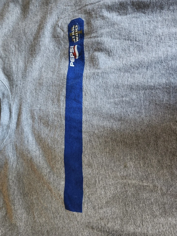 Camiseta Star Wars The Phantom Menace Episodio Pepsi And The Joy Of Cola XL Gris Foto 2 de 4