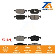 Front Rear Semi-Metallic Brake Pads Kit For Ford Escape Transit Connect
