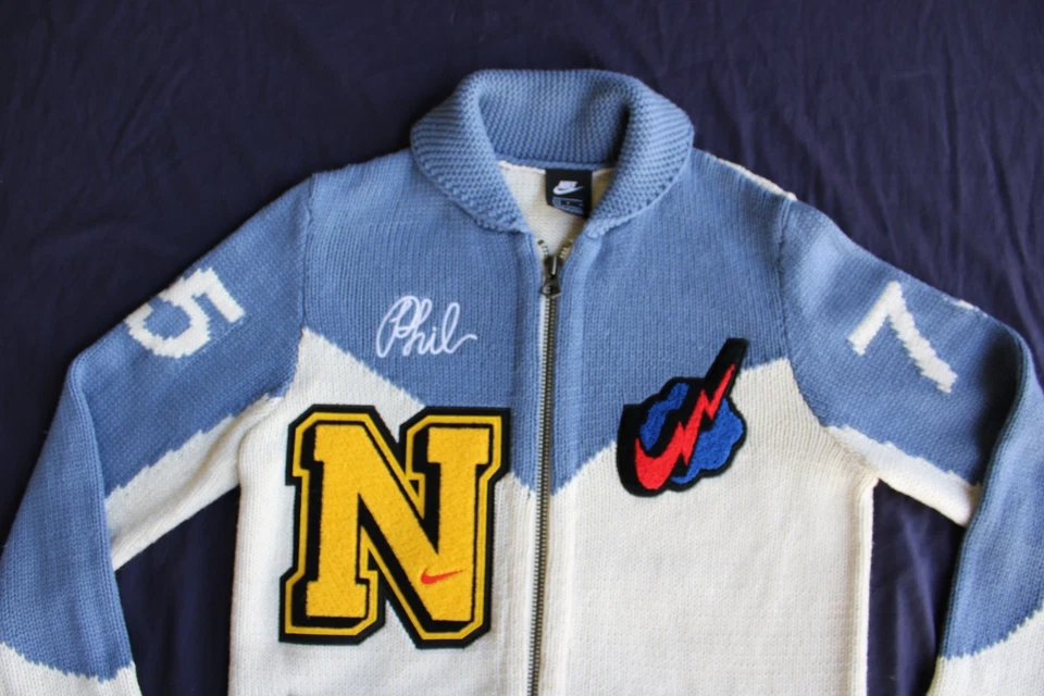 Nike Phil knight pro club varsity letterman limited edition cardigan sweater S - Image 4 of 4