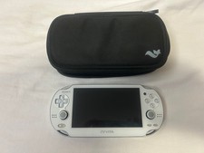 PS Vita PCH-1000 White w/ charger, 32gb memory card and carrying case w/ strap