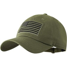 American Flag Baseball Hats for Men Women Low Profile Washed Cotton Baseball ...