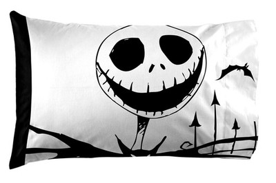 Nightmare Before Christmas Together 1 Pack Pillowcase - Double-Sided Kids Sup...