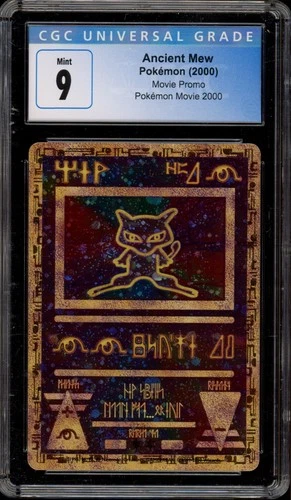 Pokemon Ancient Mew Movie 2000 Promo CGC 9 Mint