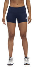 BRAND NEW Adidas Women's Climacool Spandex Shorts 4" CD9594 in NAVY Size XL