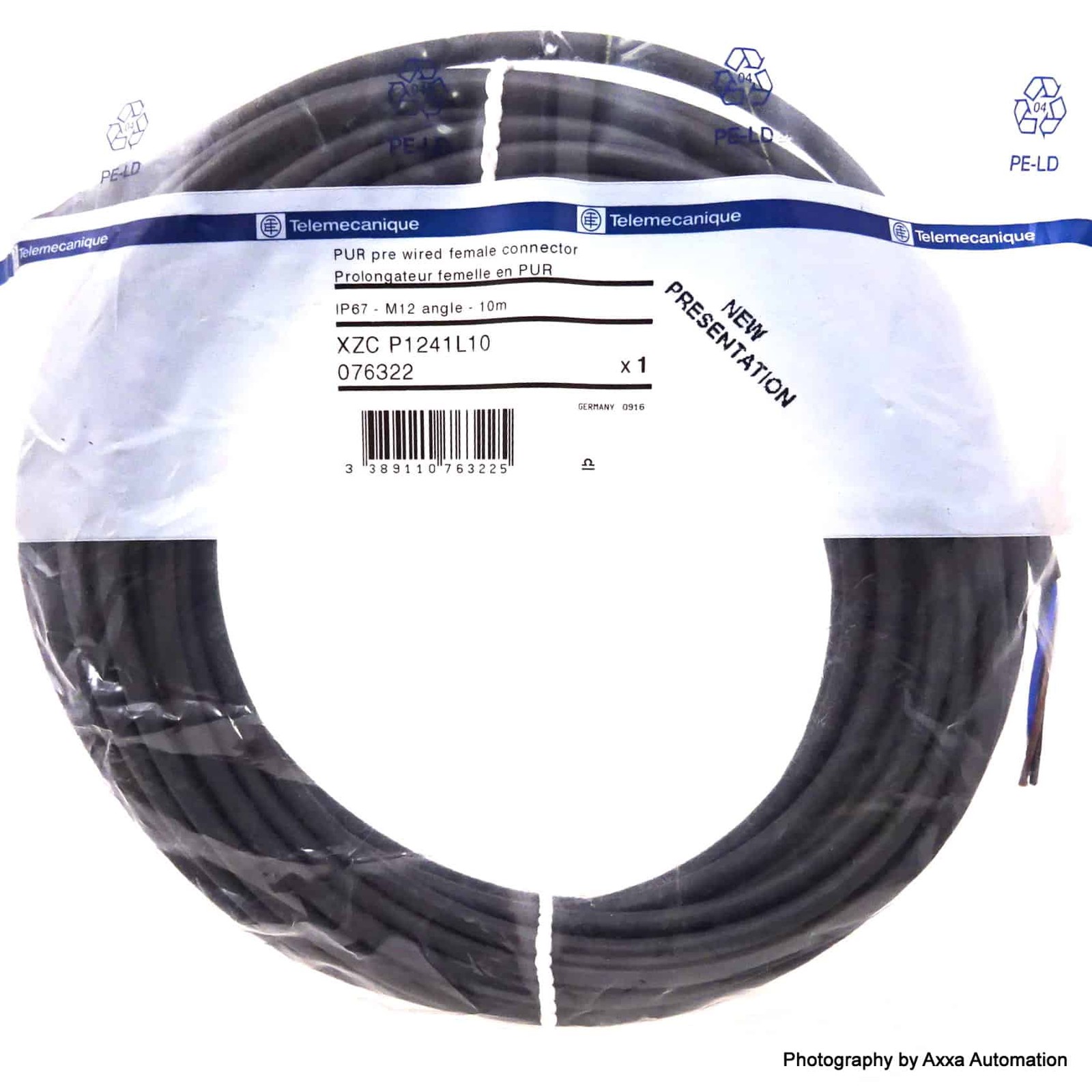 Cable Connector XZCP1241L10 Telemecanique 076322 XZC-P1241L10