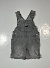 Oshkosh Denim Jean Denim Overalls Light Gray Size 2T