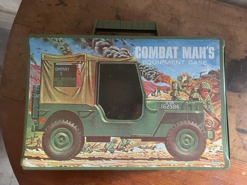 Vintage GI Joe foot locker Combat Mans Equipment Case