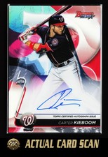 2020 Bowman's Best #B20-CK Carter Kieboom Best of 2020 Autographs Refractor