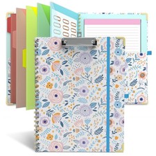 Clipboard Folio with Storage Clipboards Padfolio Notebook for Letter Size 11...
