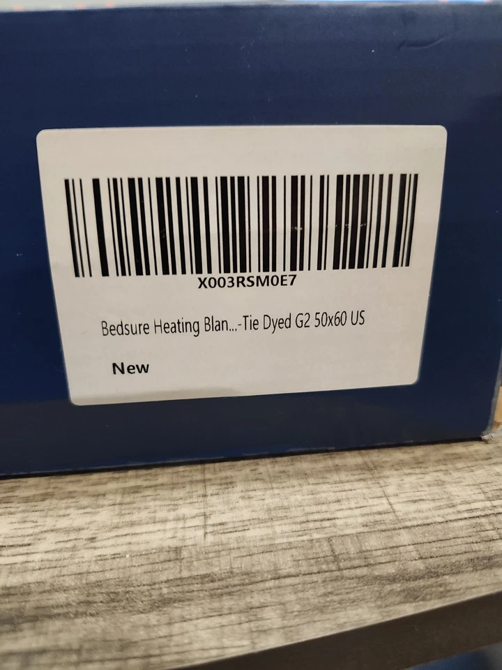 Manta térmica suave suave Bedsure 50x60 tie-dye  Foto 2 de 3