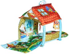Spielmatte mit Spielbogen für Baby Pädagogische Krabbeldecke (OVP beschädigt)