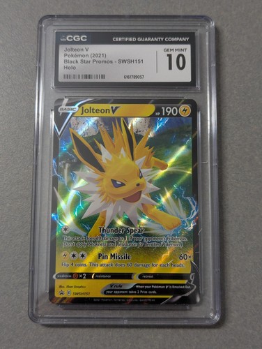 Jolteon V graded CGC 10 for sale on eBay