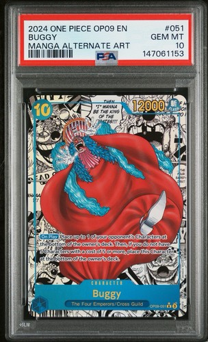 Buggy (Manga) graded PSA 10 for sale on eBay