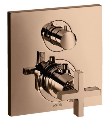 Hansgrohe thermostat UP Axor Citterio F-Set 39725300 Polished Red Gold