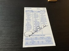 STRAT-O-MATIC Signed Card Dave Eiland 1993 Padres