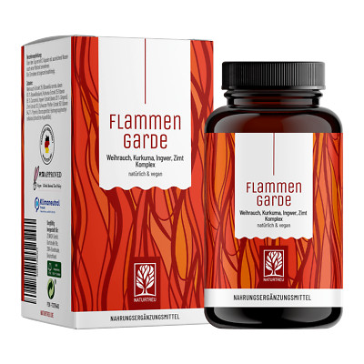 Flammengarde Weihrauch Kurkuma Ingwer Kapseln Hochdosiert Curcumin NATURTREU 