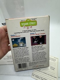 Sesame Street 123 Nintendo NES - Complete CIB + Poster & Reg Card Rare!