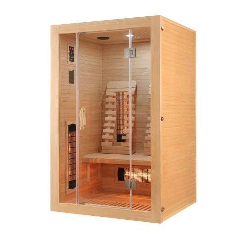 Sanotechnik Malmö 2 Infrarotkabine Wärmekabine 2 Personen 120x105x190 cm