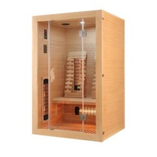 Sanotechnik Malmö 2 Infrarotkabine Wärmekabine 2 Personen 120x105x190 cm