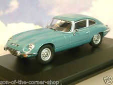 OXFORD 1/43 1971-1975 JAGUAR V12 E-TYPE SERIES 3 III COUPE LIGHT BLUE JAGV12001