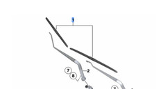 Genuine BMW X5 X6 Front Wiper Set 61610039699 F15/F16/F85/F86
