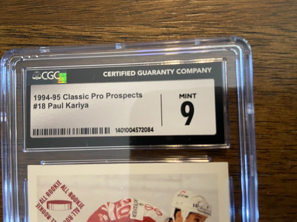 CGC 9 1994 Paul Kariya Classic Pro Hockey Prospects #18 Canada Rookie RC - Image 3 of 3