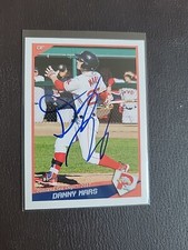 2017 Portland Sea Dogs Team Set Danny Mars RC Rookie Card Signed IP Auto MLB