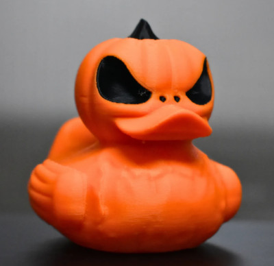 Jack-O-Lantern Duck, Halloween, Ducking, Get Ducked