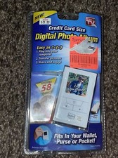 As Seen On TV Wallet Pix - Credit Card Size - Digital Photo Album - NEW - Sealed
