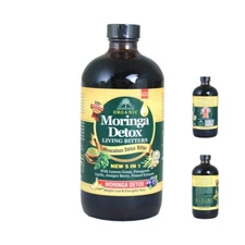 Organic Moringa Detox Bitters | Natural Detox Drink for General Wellness - 16 oz