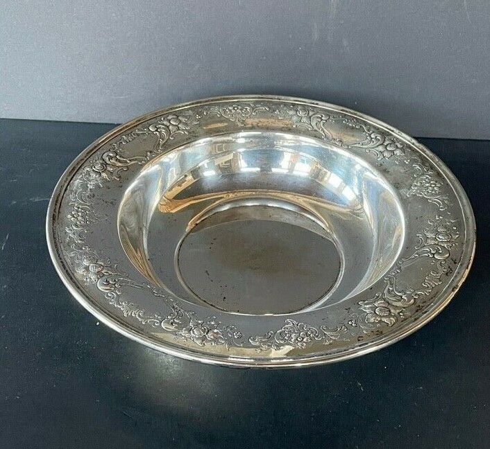 LARGE VINTAGE GORHAM 925 STERLING SILVER FRUIT BOWL | eBay