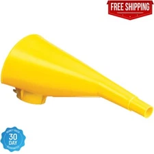 Gas Can Funnel Metal Safety Fuel Eagle Container Spout Lawn Mower Grass Tool NEW