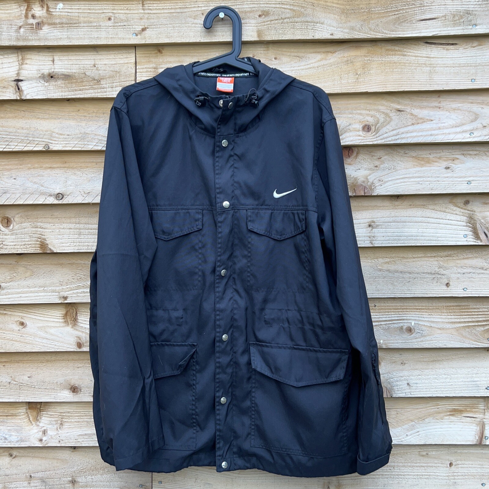 SACAI X NIKE Giacca cappotto Nike Athletic Department nero taglia media 2011 Y2k